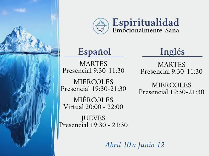 Taller Espiritualidad Emocionalmente Sana